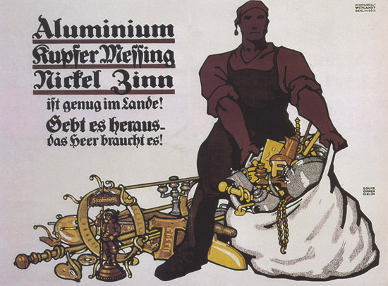 Heer Metall-Sammlung Gebt Es Heraus Collecting | Vintage War Propaganda Posters 1891-1970