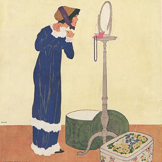 Helen Dryden Vogue Cover 1912-09-01 Copyright crop | Best of 1891-1919 Ad and Cover Art