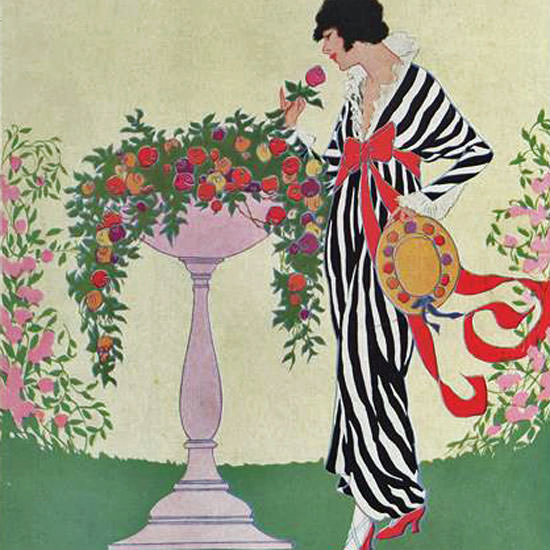 Helen Dryden Vogue Cover 1913-06-01 Copyright crop | Best of Vintage Cover Art 1900-1970