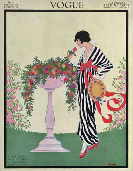 Helen Dryden Vogue Cover 1913-06-01 Copyright | Vogue Magazine Graphic Art Covers 1902-1958