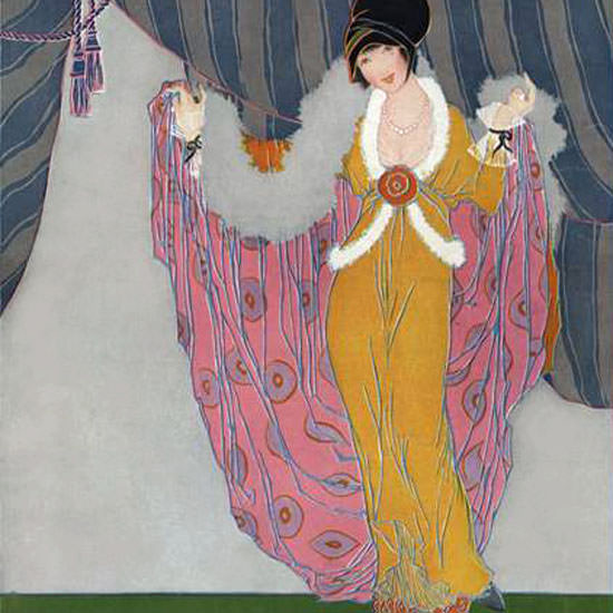 Helen Dryden Vogue Cover 1913-10-01 Copyright crop | Best of 1891-1919 Ad and Cover Art