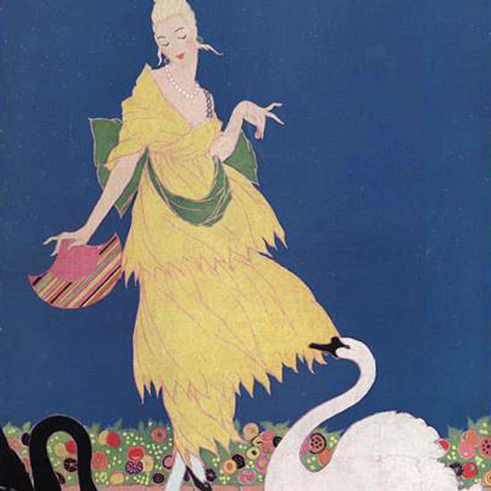 Helen Dryden Vogue Cover 1914-06-01 Copyright crop | Best of 1891-1919 Ad and Cover Art