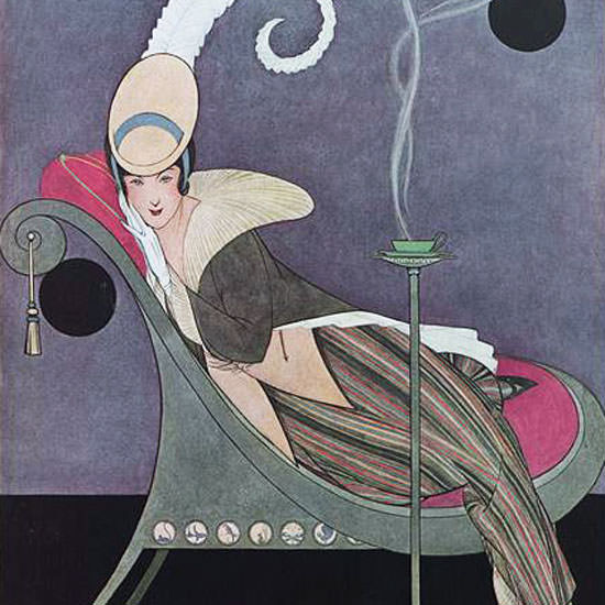 Helen Dryden Vogue Cover 1914-07-15 Copyright crop | Best of Vintage Cover Art 1900-1970