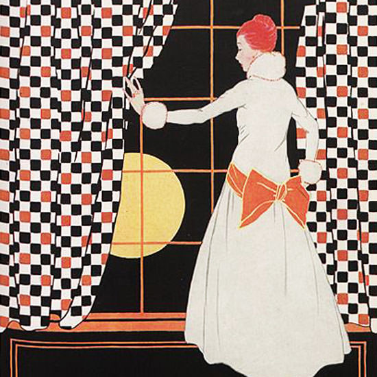 Helen Dryden Vogue Cover 1914-10-01 Copyright crop | Best of 1891-1919 Ad and Cover Art