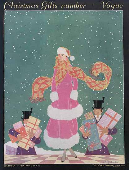 Helen Dryden Vogue Cover 1914-12-15 Copyright | Vogue Magazine Graphic Art Covers 1902-1958