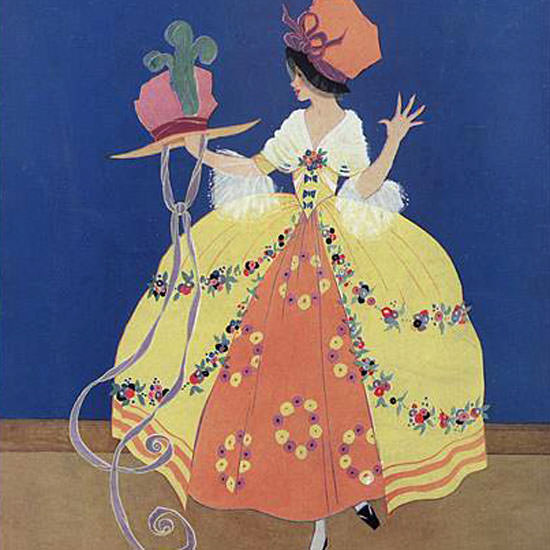 Helen Dryden Vogue Cover 1915-09-15 Copyright crop | Best of Vintage Cover Art 1900-1970