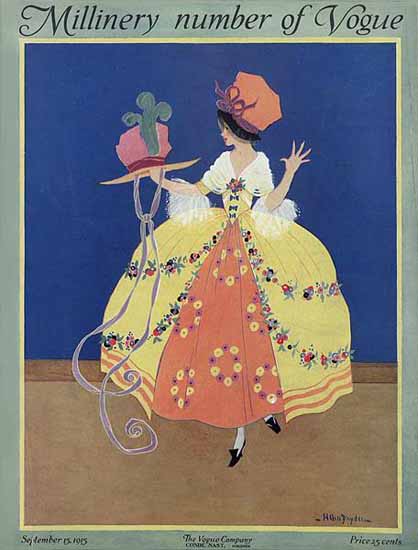 Helen Dryden Vogue Cover 1915-09-15 Copyright | Mad Men Art | Vintage ...