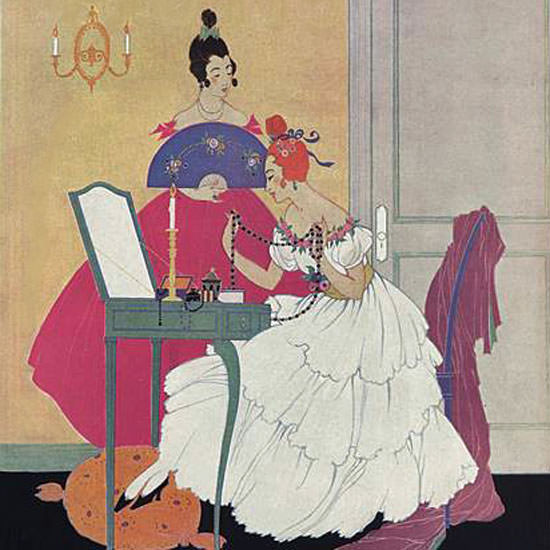 Helen Dryden Vogue Cover 1915-11-15 Copyright crop | Best of 1891-1919 Ad and Cover Art