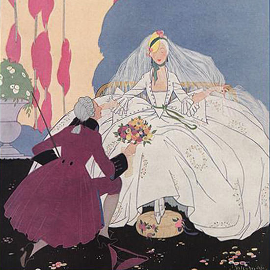 Helen Dryden Vogue Cover 1916-05-01 Copyright crop | Best of 1891-1919 Ad and Cover Art