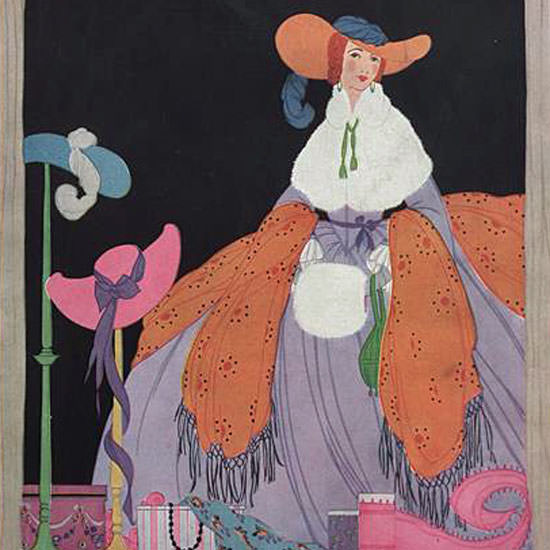 Helen Dryden Vogue Cover 1916-09-01 Copyright crop | Best of 1891-1919 Ad and Cover Art