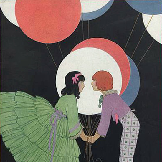 Helen Dryden Vogue Cover 1917-08-15 Copyright crop | Best of 1891-1919 Ad and Cover Art