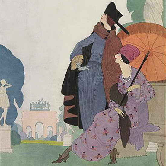 Helen Dryden Vogue Cover 1918-05-15 Copyright crop | Best of 1891-1919 Ad and Cover Art