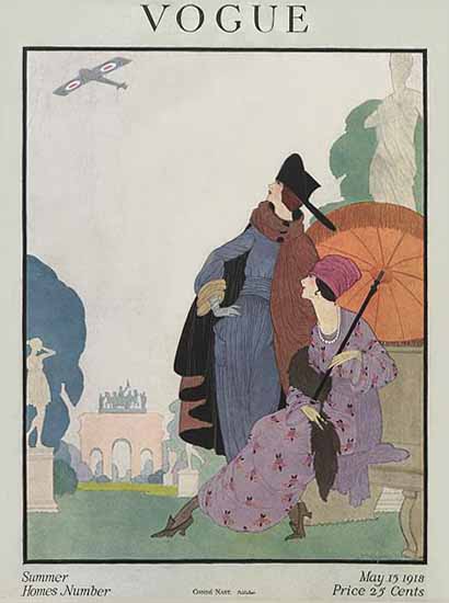 Helen Dryden Vogue Cover 1918-05-15 Copyright | Vogue Magazine Graphic Art Covers 1902-1958