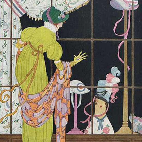 Helen Dryden Vogue Cover 1919-02-15 Copyright crop | Best of 1891-1919 Ad and Cover Art