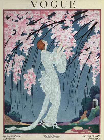 Helen Dryden Vogue Cover 1919-03-15 Copyright | Vogue Magazine Graphic Art Covers 1902-1958