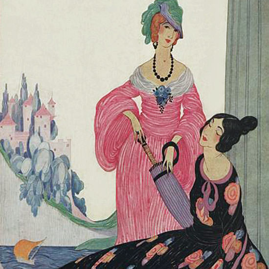 Helen Dryden Vogue Cover 1919-05-01 Copyright crop | Best of 1891-1919 Ad and Cover Art