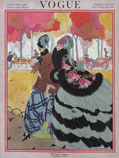 Helen Dryden Vogue Cover 1921-09-01 Copyright | Vogue Magazine Graphic Art Covers 1902-1958