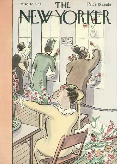 Helen E Hokinson The New Yorker 1933_08_12 Copyright | The New Yorker Graphic Art Covers 1925-1945