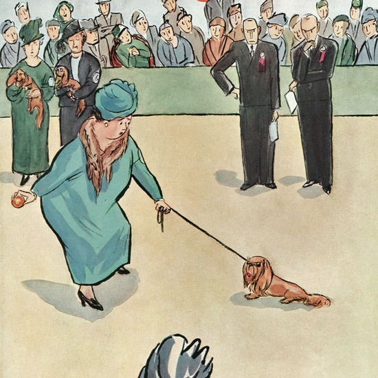 Helen E Hokinson The New Yorker 1936_02_08 Copyright crop | Best of 1930s Ad and Cover Art