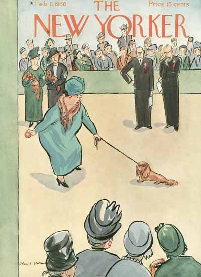 Helen E Hokinson The New Yorker 1936_02_08 Copyright | The New Yorker Graphic Art Covers 1925-1945