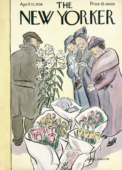 Helen E Hokinson The New Yorker 1936_04_11 Copyright | The New Yorker Graphic Art Covers 1925-1945