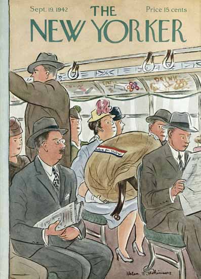 Helen E Hokinson The New Yorker 1942_09_19 Copyright | The New Yorker Graphic Art Covers 1925-1945