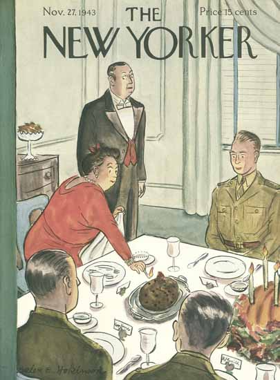 Helen E Hokinson The New Yorker 1943_11_27 Copyright | The New Yorker Graphic Art Covers 1925-1945