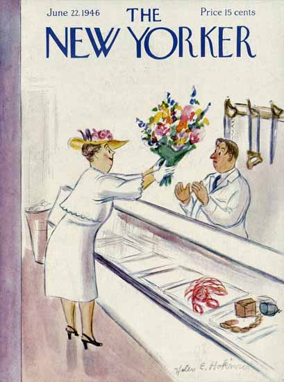 Helen E Hokinson The New Yorker 1946_06_22 Copyright | The New Yorker Graphic Art Covers 1946-1970