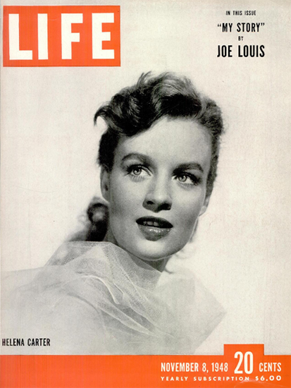 Helena Carter 8 Nov 1948 Copyright Life Magazine | Life Magazine BW Photo Covers 1936-1970