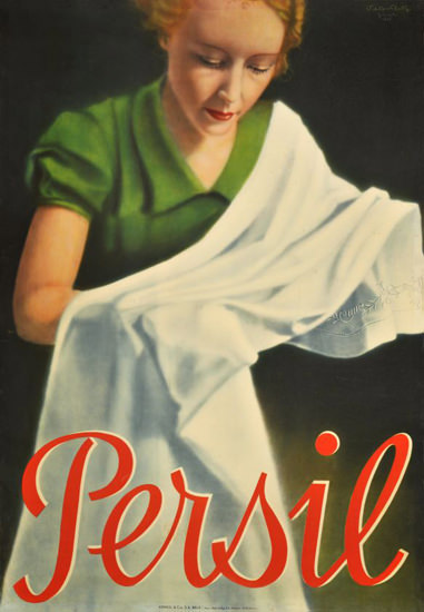 Henkel Persil Switzerland 1935 Washing Powder | Vintage Ad and Cover Art 1891-1970