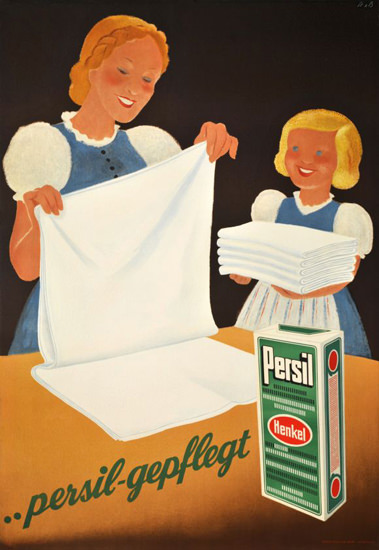 Henkel Persil Switzerland 1939 Washing Powder | Vintage Ad and Cover Art 1891-1970