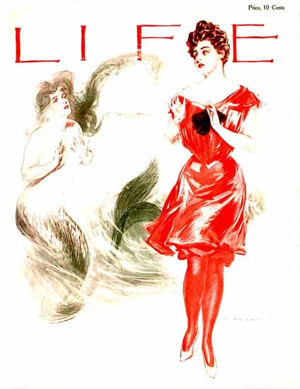 Henry Hutt Life Humor Magazine 1905-08-03 Copyright | Life Magazine Graphic Art Covers 1891-1936