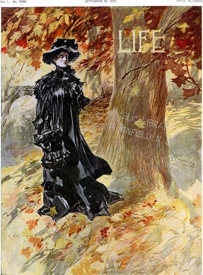 Henry Hutt Life Humor Magazine 1907-09-19 Copyright | Life Magazine Graphic Art Covers 1891-1936