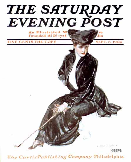 Henry Hutt Saturday Evening Post Cover 1904_09_03 | The Saturday Evening Post Graphic Art Covers 1892-1930