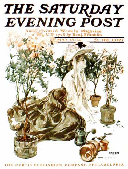 Henry Hutt Saturday Evening Post Cover Art 1904 05 28 Mad Men Art