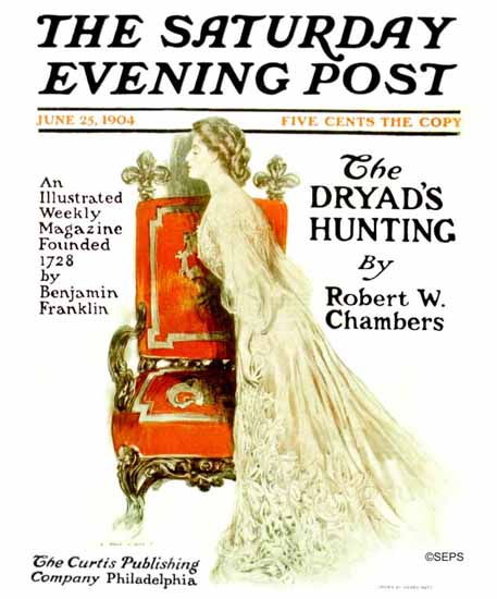 Henry Hutt Saturday Evening Post Cover Art 1904_06_25 | The Saturday Evening Post Graphic Art Covers 1892-1930