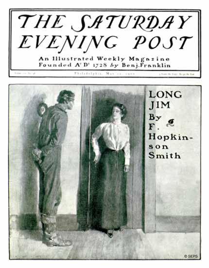 Henry Hutt Saturday Evening Post Long Jim 1900_05_12 | The Saturday Evening Post Graphic Art Covers 1892-1930