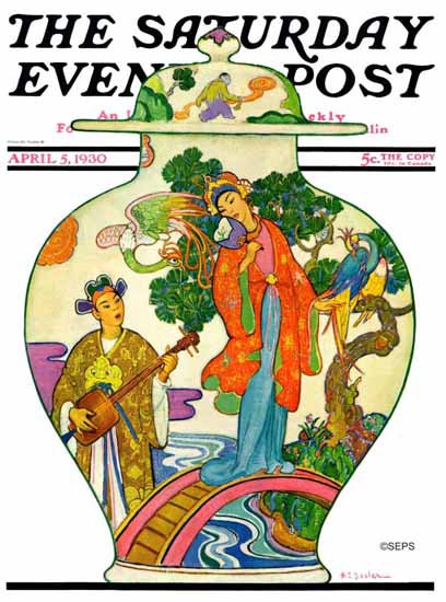 Henry J Soulen Saturday Evening Post Cover 1930_04_05 | The Saturday Evening Post Graphic Art Covers 1892-1930