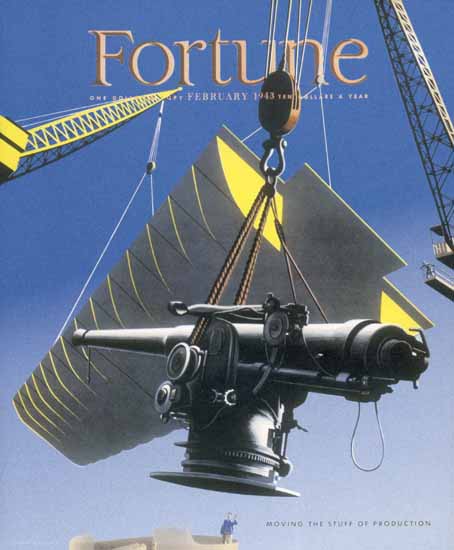 Herbert Bayer Fortune Magazine February 1943 Copyright | Fortune Magazine Graphic Art Covers 1930-1959