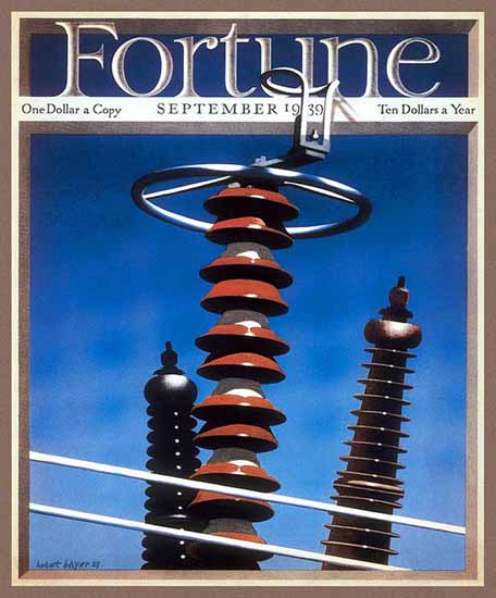 Herbert Bayer Fortune Magazine September 1939 Copyright | Fortune Magazine Graphic Art Covers 1930-1959