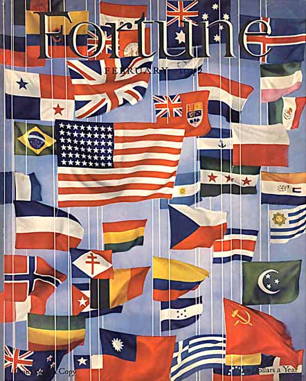 Herbert Matter Fortune Magazine February 1942 Copyright | Fortune Magazine Graphic Art Covers 1930-1959