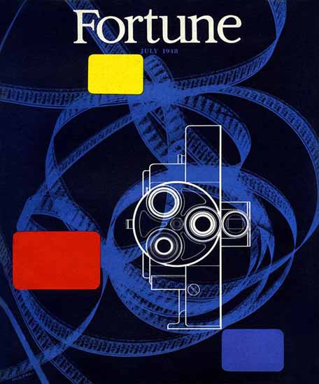 Herbert Matter Fortune Magazine July 1948 Copyright | Fortune Magazine Graphic Art Covers 1930-1959