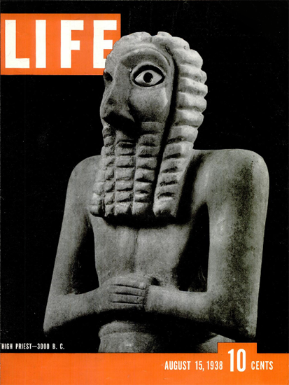 High Priest 3000 BC 5 Aug 1938 Copyright Life Magazine | Life Magazine BW Photo Covers 1936-1970