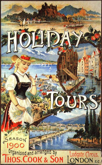 Holiday Tours Season 1900 Thomas Cook UK | Vintage Travel Posters 1891-1970