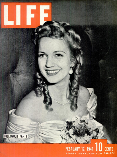 Hollywood Party 17 Feb 1941 Copyright Life Magazine | Life Magazine BW Photo Covers 1936-1970