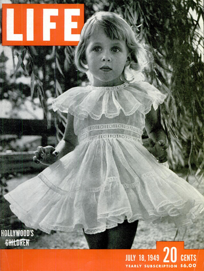 Hollywoods Children 18 Jul 1949 Copyright Life Magazine | Life Magazine BW Photo Covers 1936-1970