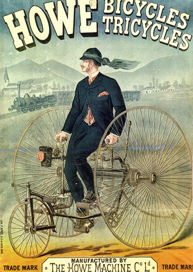 Howe Bicycles Tricycles France | Vintage Ad and Cover Art 1891-1970