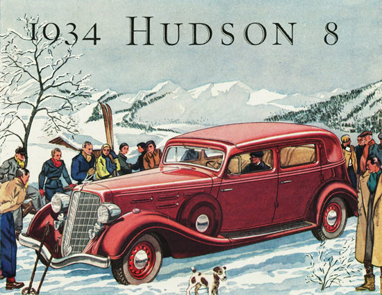 Hudson DeLuxe Eight Brougham 1934 | Vintage Cars 1891-1970