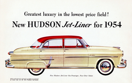 Hudson Jet Liner Four Door Sedan 1954 | Vintage Cars 1891-1970