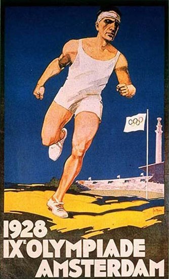 IX Olympiade Amsterdam Summer Olympics 1928 | Vintage Ad and Cover Art 1891-1970